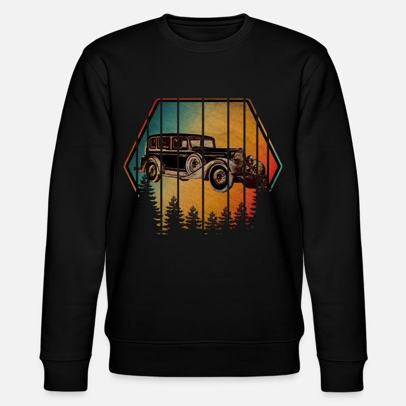 OLDTIMER - Stanley/Stella Unisex Bio-Sweatshirt CHANGER  - Schwarz