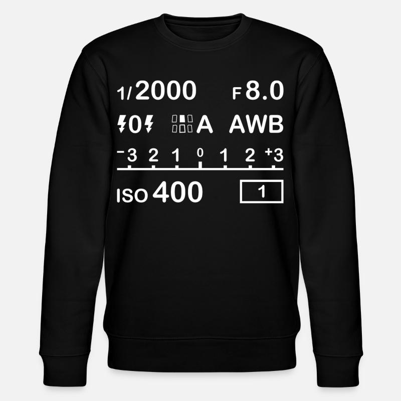 Digitalkamera Einstellungen - Stanley/Stella Unisex Bio-Sweatshirt CHANGER  - Schwarz