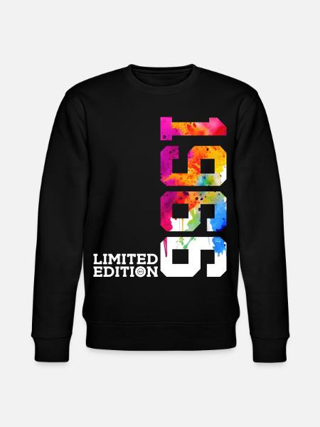 60TH BIRTHDAY LIMITED EDITION 1966 - Stanley/Stella CHANGER Unisex Organic Sweatshirt - black