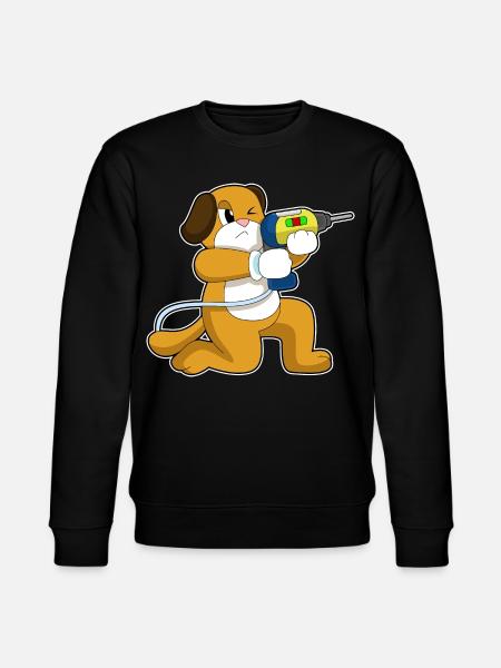 Dog Craftsman Drill Craft - Stanley/Stella CHANGER Unisex Organic Sweatshirt - black