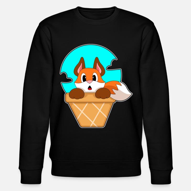 Cône de glace Fuchs - Sweat bio CHANGER Stanley/Stella Unisexe - noir