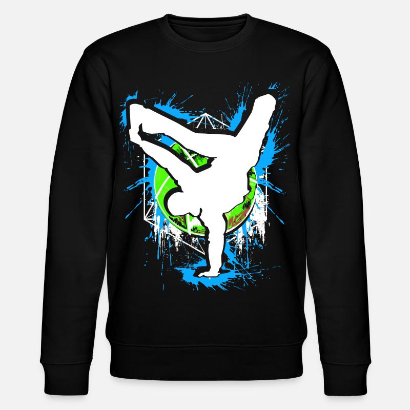 Breakdance - Breakdancer - Breakdancing - BBoy - Stanley/Stella CHANGER Unisex Organic Sweatshirt - black