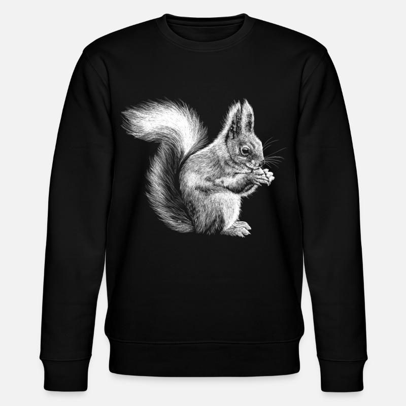 Écureuil - Sweat bio CHANGER Stanley/Stella Unisexe - noir