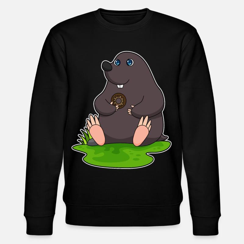 Taupe beignet - Sweat bio CHANGER Stanley/Stella Unisexe - noir