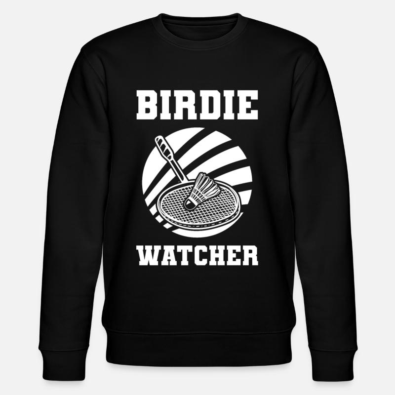 Badminton Witz - Stanley/Stella Unisex Bio-Sweatshirt CHANGER - Schwarz