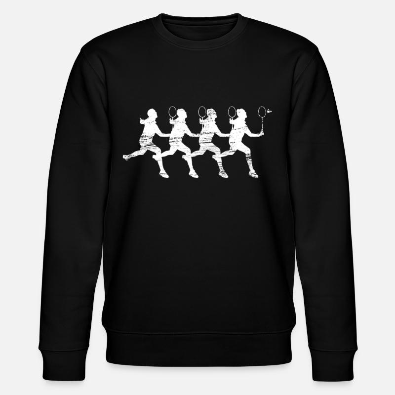 Badminton - Stanley/Stella Unisex Bio-Sweatshirt CHANGER  - Schwarz