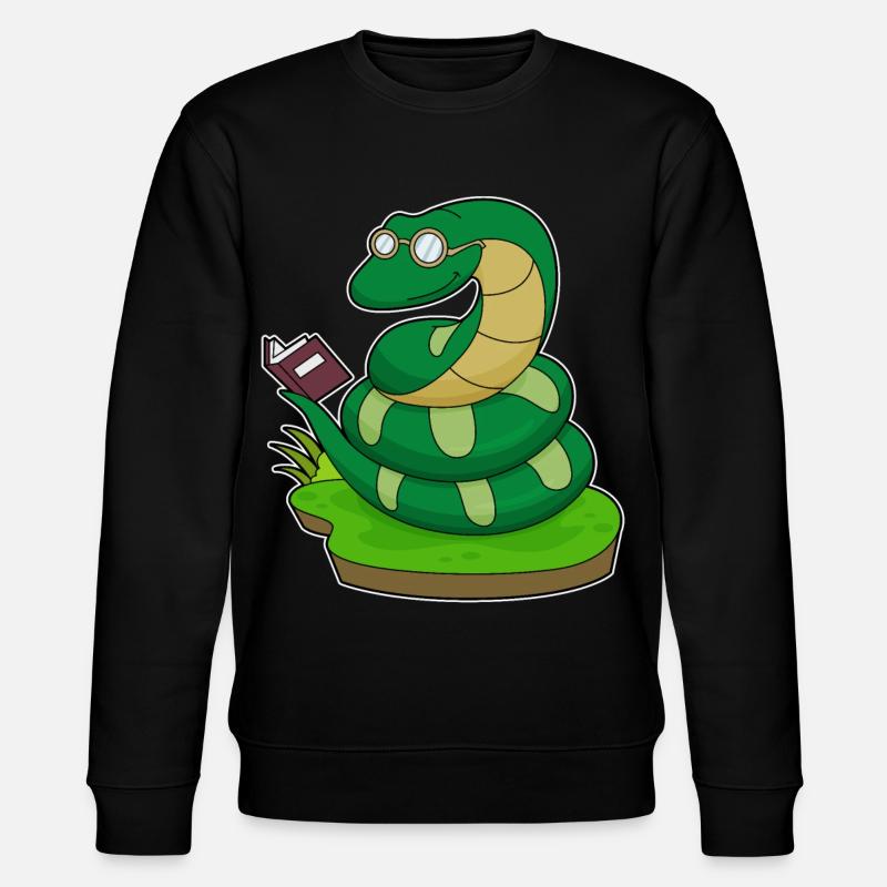 Livre Snake Nerd - Sweat bio CHANGER Stanley/Stella Unisexe - noir