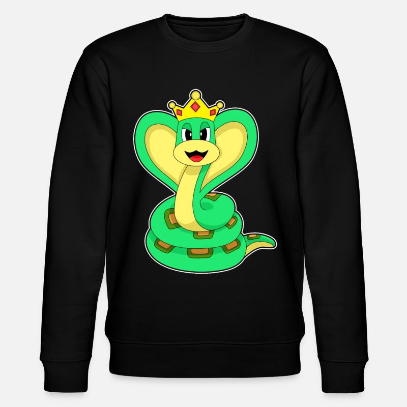 Couronne du Roi Serpent - Sweat bio CHANGER Stanley/Stella Unisexe - noir
