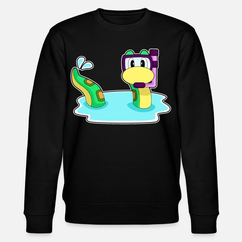 Snake Diver Snorkel - Sweat bio CHANGER Stanley/Stella Unisexe - noir