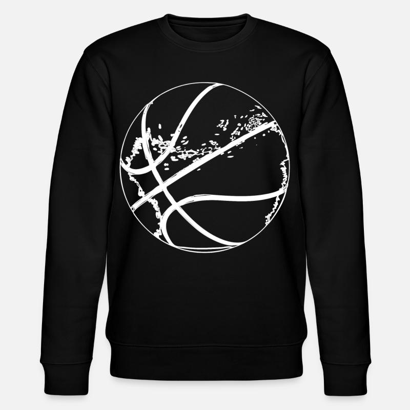 Basketballer Ball - Stanley/Stella Unisex Bio-Sweatshirt CHANGER  - Schwarz