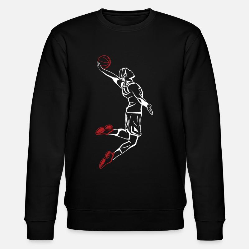 Joueur de basket-ball Slam Dunk - Sweat bio CHANGER Stanley/Stella Unisexe - noir
