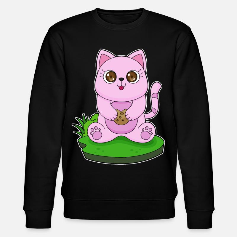 Chat Cookie - Sweat bio CHANGER Stanley/Stella Unisexe - noir
