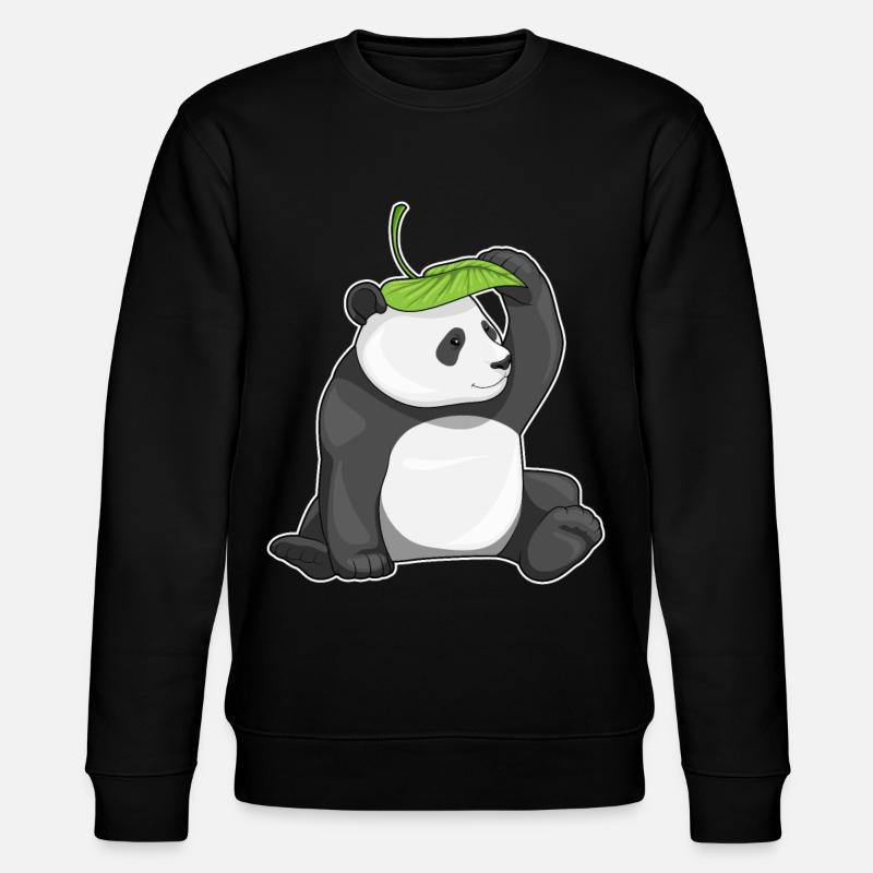 Panda Leaf - Sweat bio CHANGER Stanley/Stella Unisexe - noir