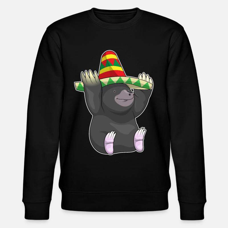 Mole Sombrero - Stanley/Stella CHANGER Unisex Organic Sweatshirt - black