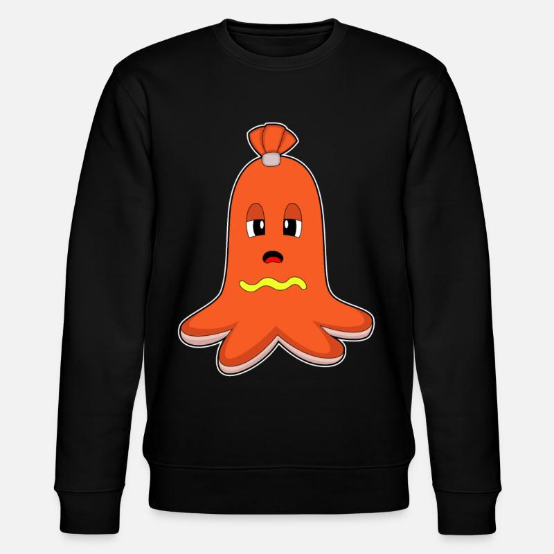 Krake Hotdog - Stanley/Stella Unisex Bio-Sweatshirt CHANGER - Schwarz