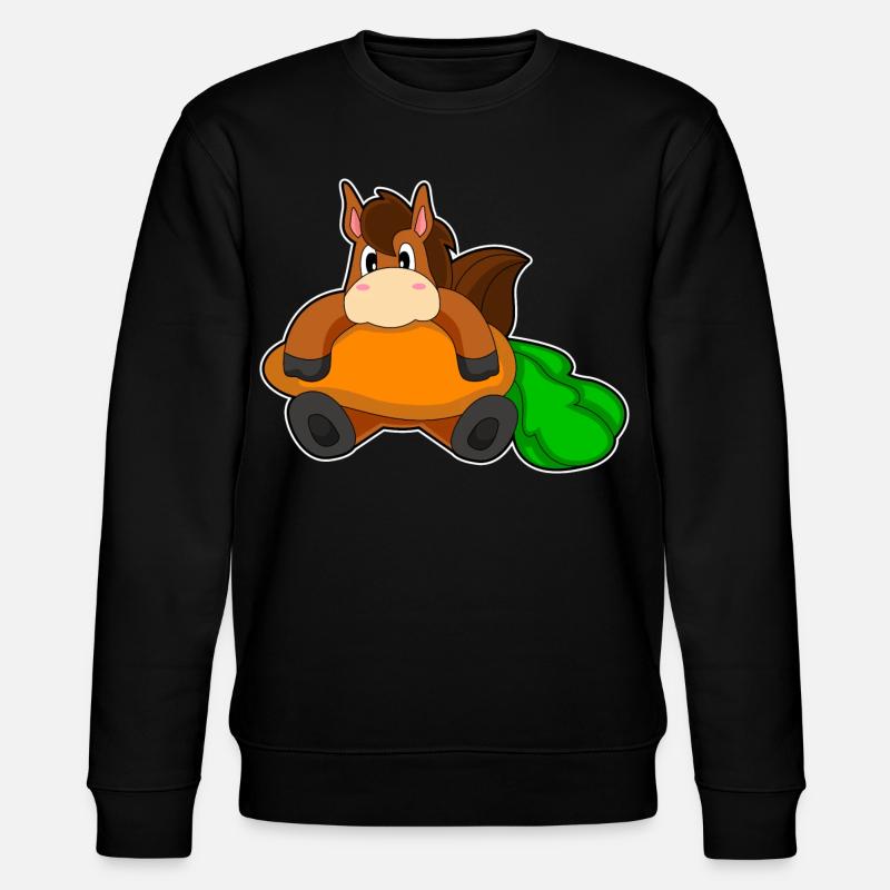 Cheval Carotte - Sweat bio CHANGER Stanley/Stella Unisexe - noir