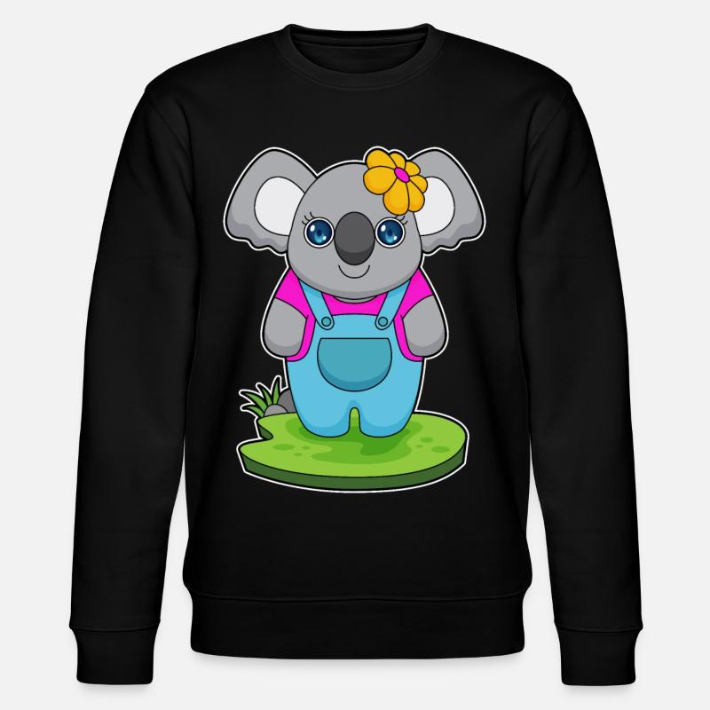 Koala Blume - Stanley/Stella Unisex Bio-Sweatshirt CHANGER  - Schwarz