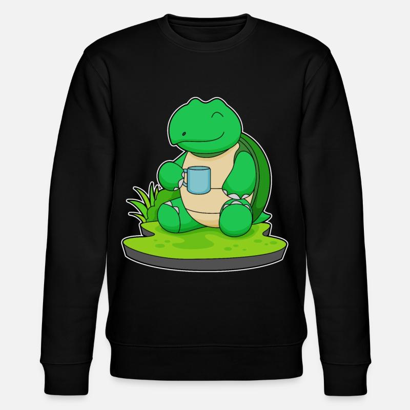 Schildkröte Becher - Stanley/Stella Unisex Bio-Sweatshirt CHANGER - Schwarz