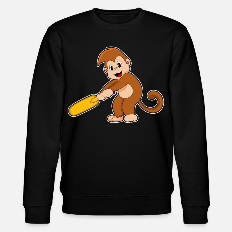 Monkey Cricket Cricket Bat - Sweat bio CHANGER Stanley/Stella Unisexe - noir