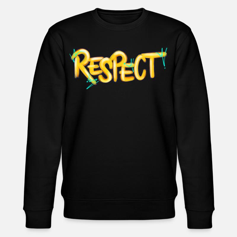 Respect au lettrage graffiti - Sweat bio CHANGER Stanley/Stella Unisexe - noir