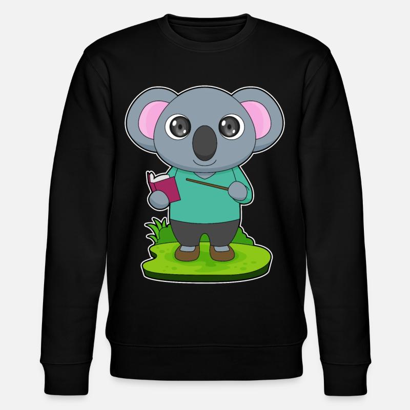 Koala Teacher Pointer - Sweat bio CHANGER Stanley/Stella Unisexe - noir