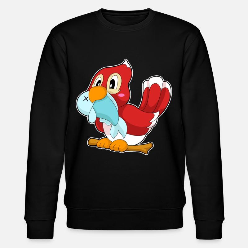 Poisson perroquet - Sweat bio CHANGER Stanley/Stella Unisexe - noir