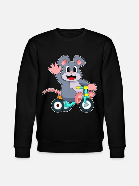 Rat Bicycle - Stanley/Stella CHANGER Unisex Organic Sweatshirt - black
