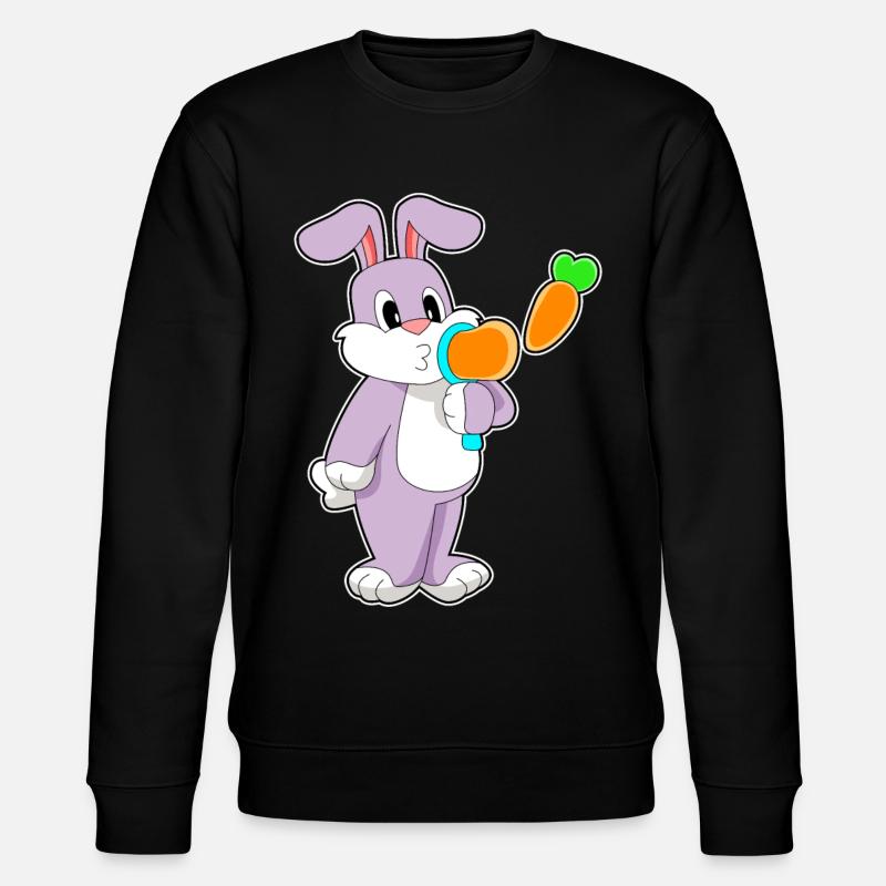 Bunny Soap Bubbles - Stanley/Stella CHANGER Unisex Organic Sweatshirt - black