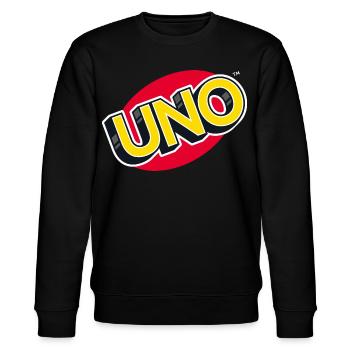UNO Logo Classique - Sweat bio CHANGER Stanley/Stella Unisexe - noir - Devant - Nik (191cm) & Marisol (170cm)
