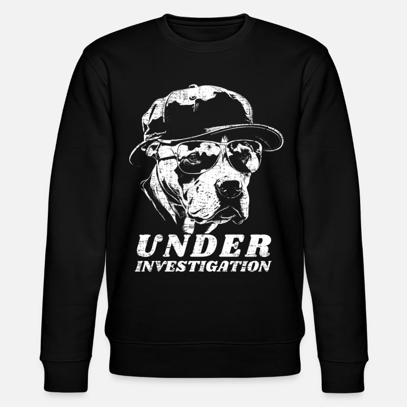 Pitbull - Under Investigation - Stanley/Stella Unisex Bio-Sweatshirt CHANGER  - Schwarz