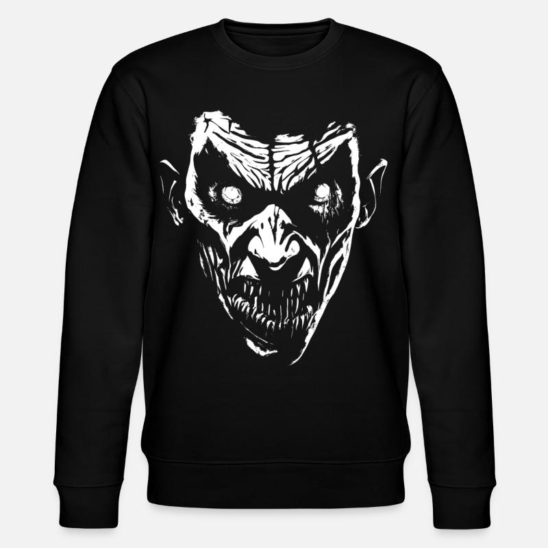 Vampir - Stanley/Stella Unisex Bio-Sweatshirt CHANGER  - Schwarz