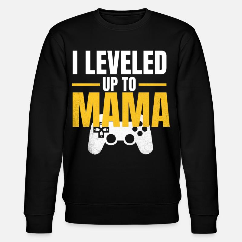 Gamer Mom LevelUp Design - Sweat bio CHANGER Stanley/Stella Unisexe - noir