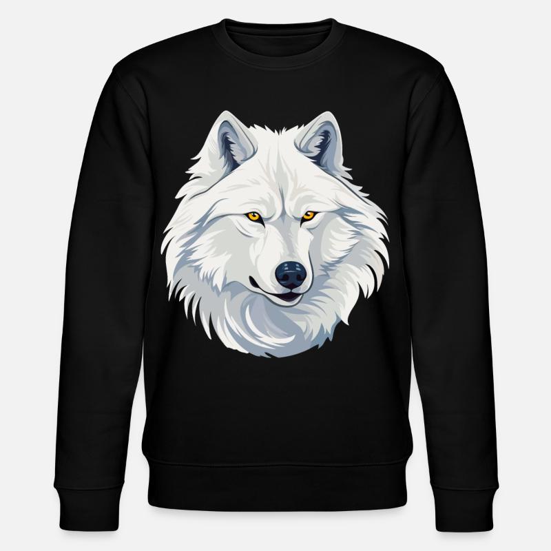 Loup Blanc - Sweat bio CHANGER Stanley/Stella Unisexe - noir