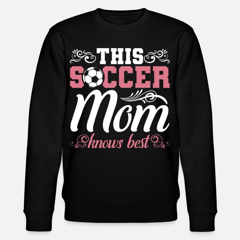 Maman de soccer - Sweat bio CHANGER Stanley/Stella Unisexe - noir