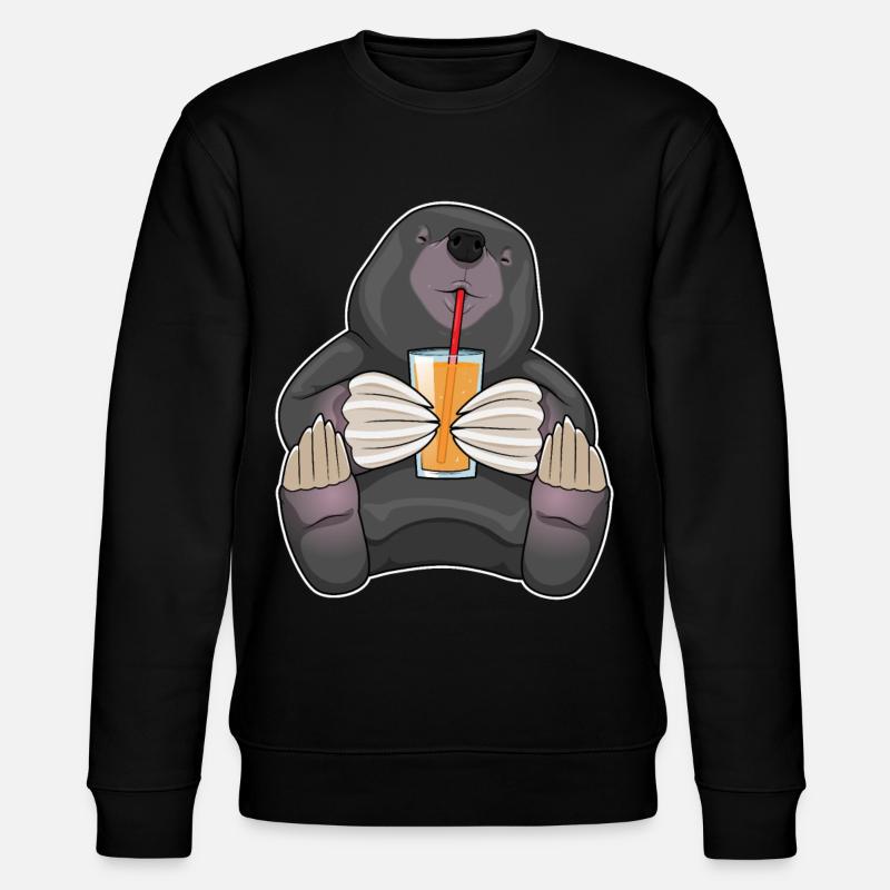 Mole juice - Stanley/Stella CHANGER Unisex Organic Sweatshirt - black