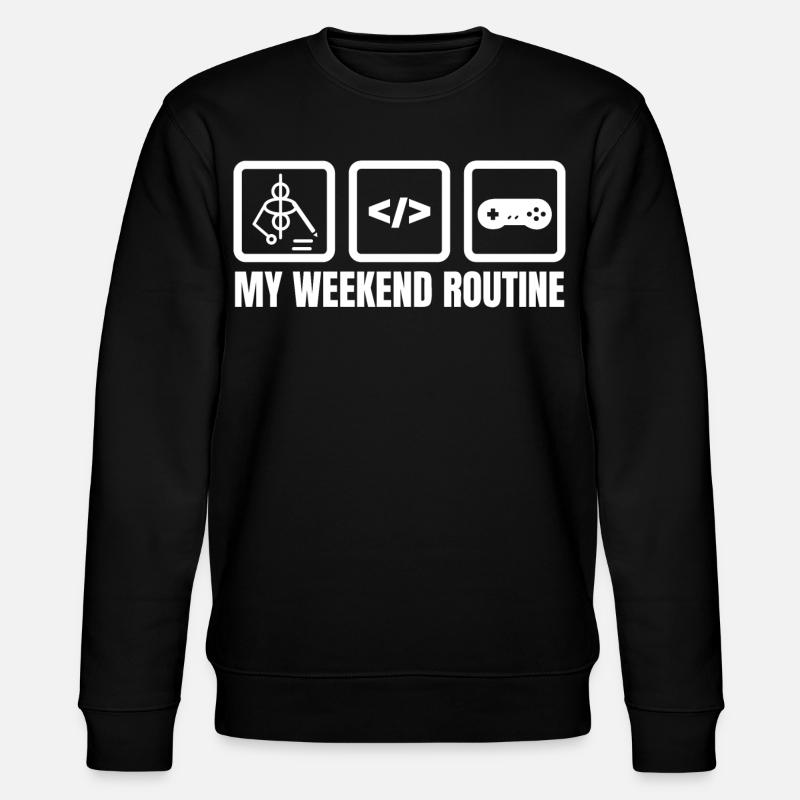 Ma routine du week-end - Sweat bio CHANGER Stanley/Stella Unisexe - noir