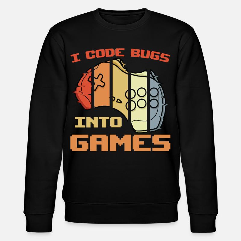 Spieleprogrammierer Witz - Stanley/Stella Unisex Bio-Sweatshirt CHANGER  - Schwarz