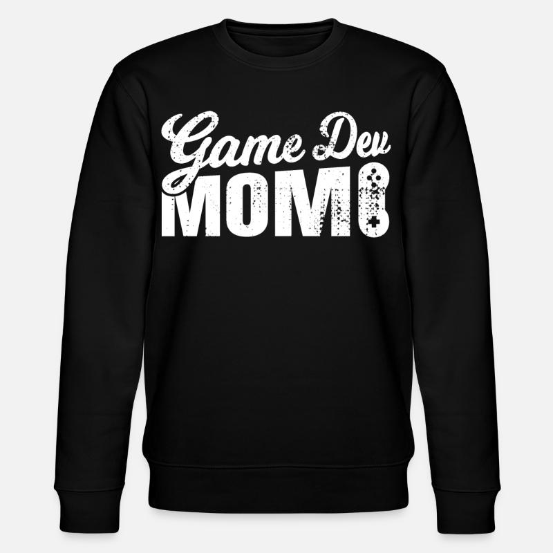 Game Dev Mom - Stanley/Stella CHANGER Unisex Organic Sweatshirt - black