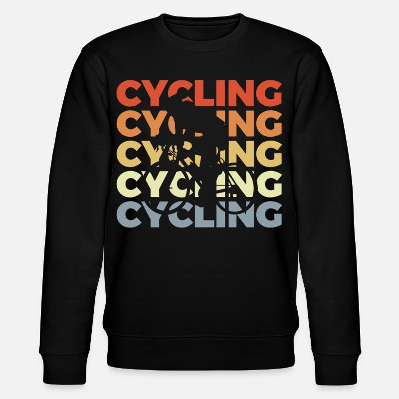 Radfahren - Stanley/Stella Unisex Bio-Sweatshirt CHANGER  - Schwarz