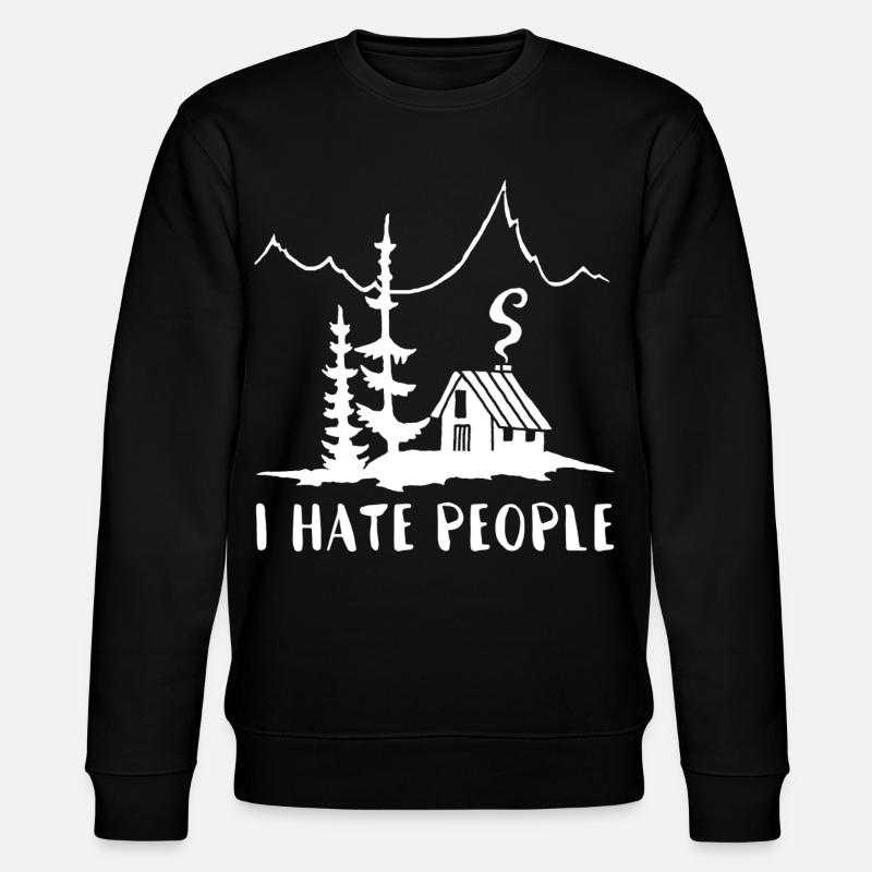 Solitär (weiß) - Stanley/Stella Unisex Bio-Sweatshirt CHANGER  - Schwarz