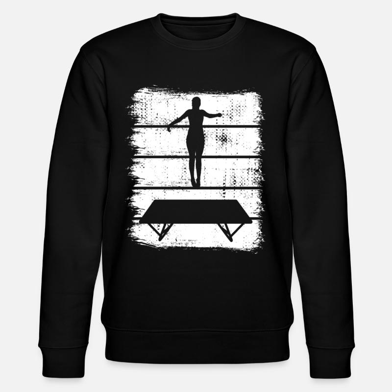 Dessin de trampoline - Sweat bio CHANGER Stanley/Stella Unisexe - noir