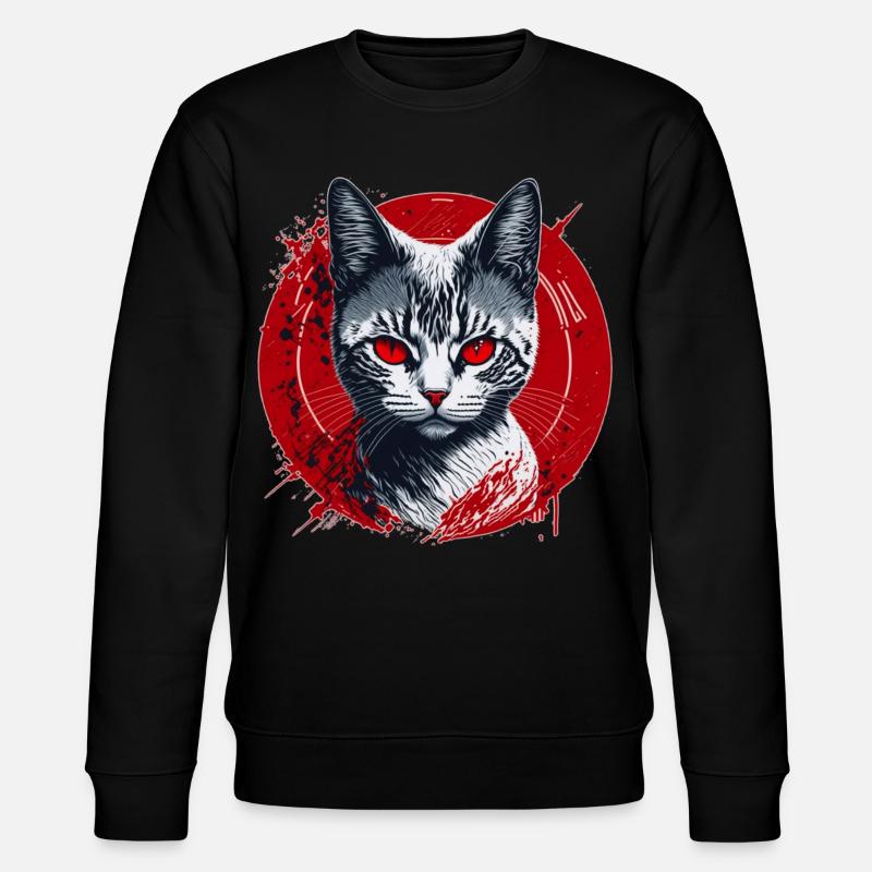 Jäger in der Finsternis - Stanley/Stella Unisex Bio-Sweatshirt CHANGER  - Schwarz