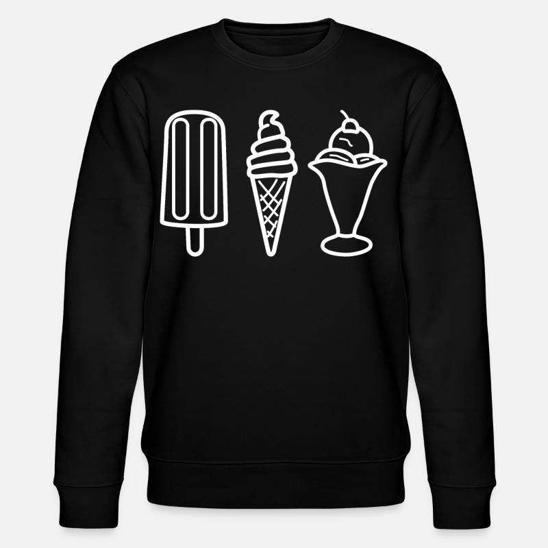 Eissorte - Stanley/Stella Unisex Bio-Sweatshirt CHANGER  - Schwarz