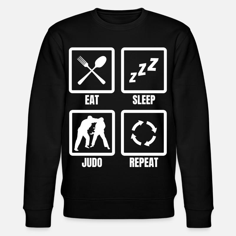 Judoka Terminplan - Stanley/Stella Unisex Bio-Sweatshirt CHANGER  - Schwarz