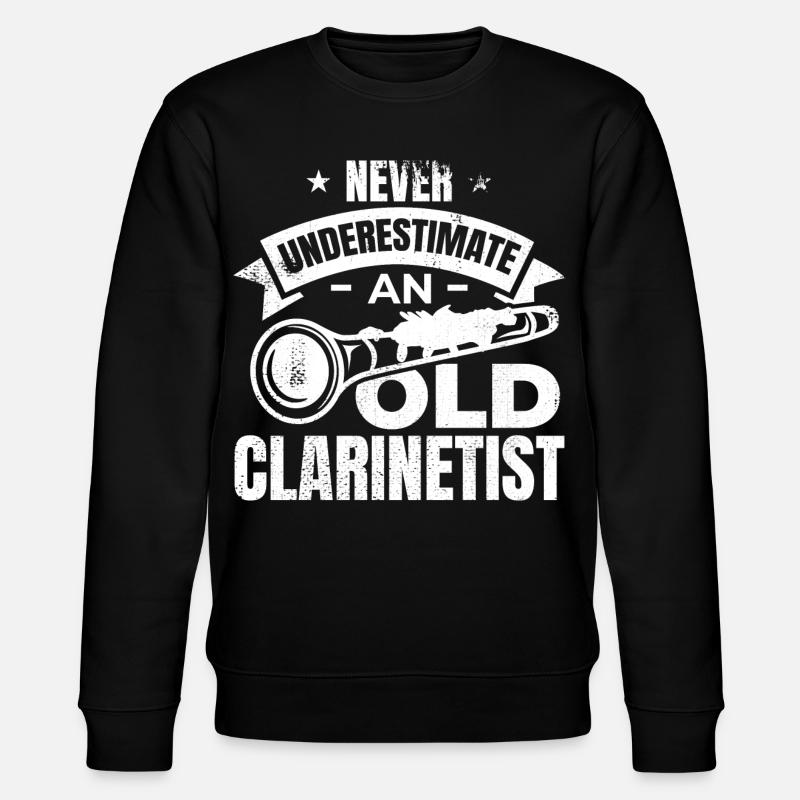 Clarinettes Grand-père - Sweat bio CHANGER Stanley/Stella Unisexe - noir