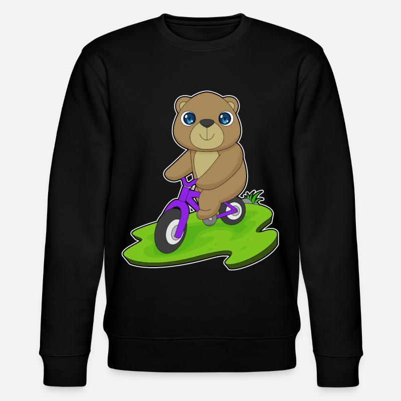 Vélo d’ours - Sweat bio CHANGER Stanley/Stella Unisexe - noir