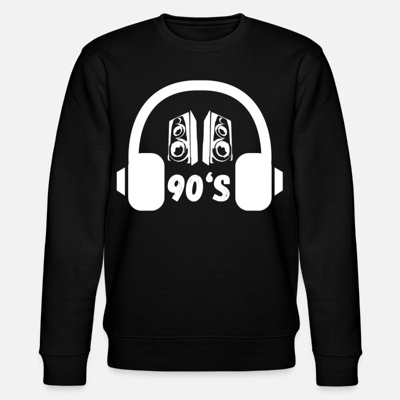 Casques rétro des années 90 - Sweat bio CHANGER Stanley/Stella Unisexe - noir