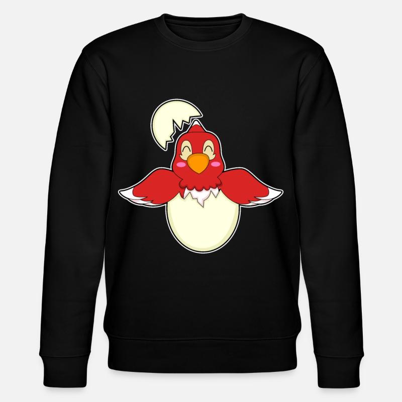Parrot Egg - Stanley/Stella CHANGER Unisex Organic Sweatshirt - black