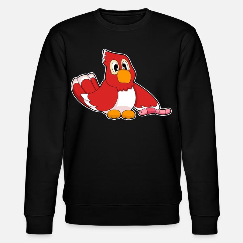 Ver perroquet - Sweat bio CHANGER Stanley/Stella Unisexe - noir