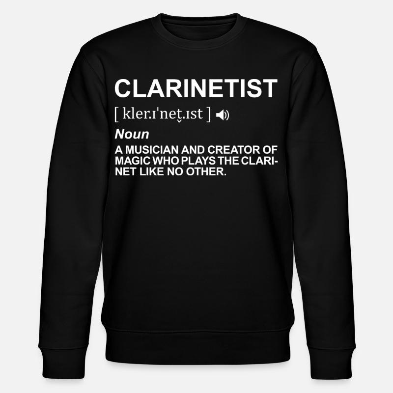 Définition du joueur de clarinette - Sweat bio CHANGER Stanley/Stella Unisexe - noir